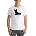 Mens Fennec Fox Silhouette T-Shirt