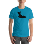 Mens Fennec Fox Silhouette T-Shirt