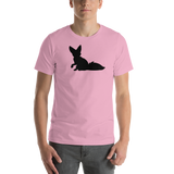 Mens Fennec Fox Silhouette T-Shirt