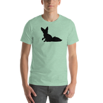 Mens Fennec Fox Silhouette T-Shirt