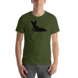 Mens Fennec Fox Silhouette T-Shirt