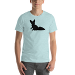 Mens Fennec Fox Silhouette T-Shirt