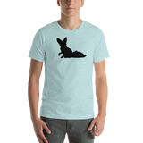 Mens Fennec Fox Silhouette T-Shirt