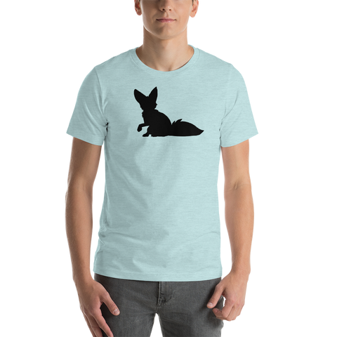 Mens Fennec Fox Silhouette T-Shirt