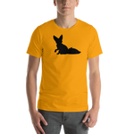 Mens Fennec Fox Silhouette T-Shirt