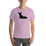 Mens Fennec Fox Silhouette T-Shirt