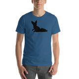 Mens Fennec Fox Silhouette T-Shirt