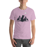 Mens Mountain and Moon Fox T-Shirt