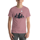 Mens Mountain and Moon Fox T-Shirt