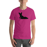 Mens Fennec Fox Silhouette T-Shirt