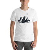 Mens Mountain and Moon Fox T-Shirt