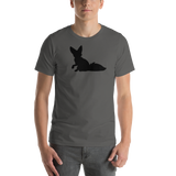 Mens Fennec Fox Silhouette T-Shirt