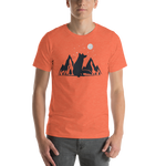 Mens Mountain and Moon Fox T-Shirt