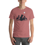 Mens Mountain and Moon Fox T-Shirt