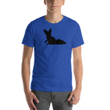 Mens Fennec Fox Silhouette T-Shirt