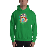 Mens Splash of Fox Hoodie