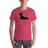 Mens Fennec Fox Silhouette T-Shirt