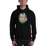 Mens Splash of Fox Hoodie