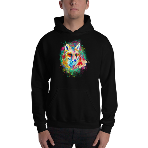 Mens Splash of Fox Hoodie