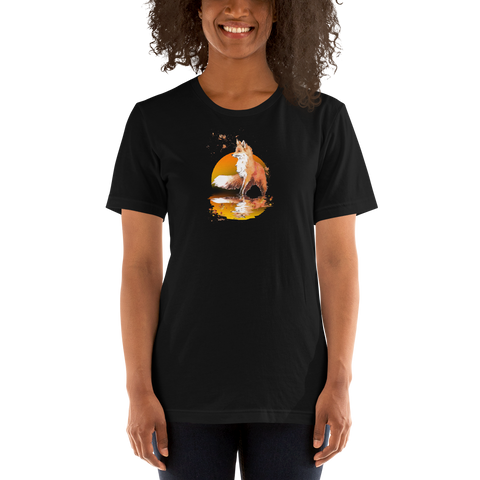 Womens Reflection Fox T-Shirt